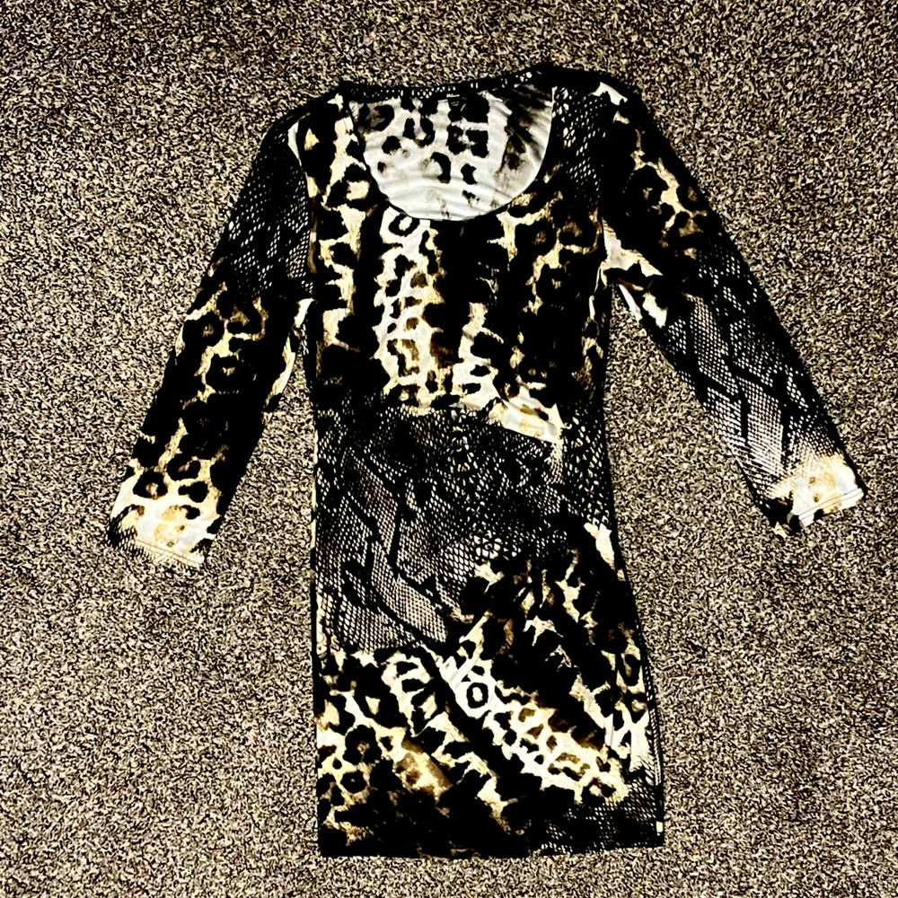 Leopard print dress